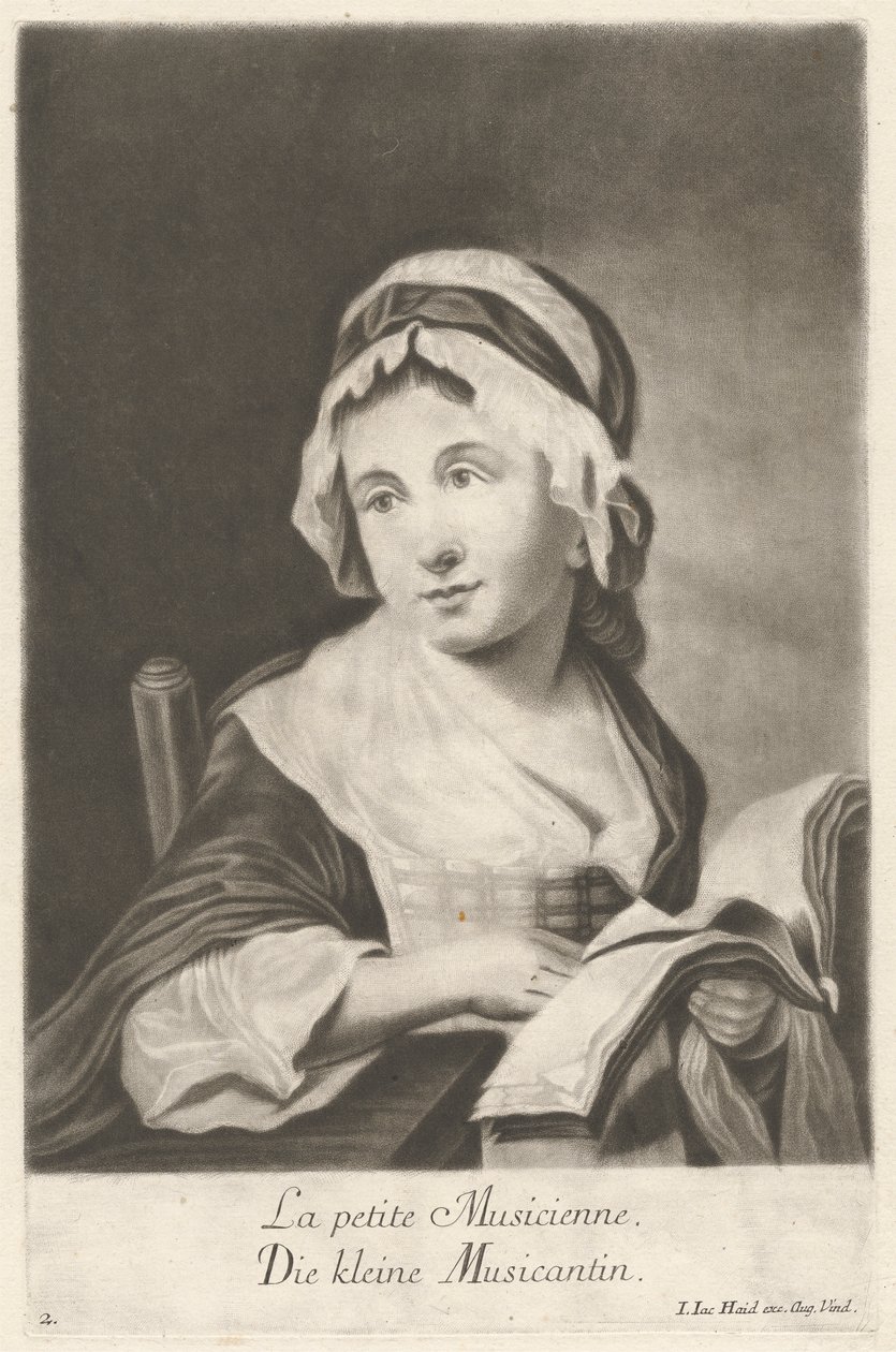 Mały muzyk autorstwa Johann Jacobus Haid