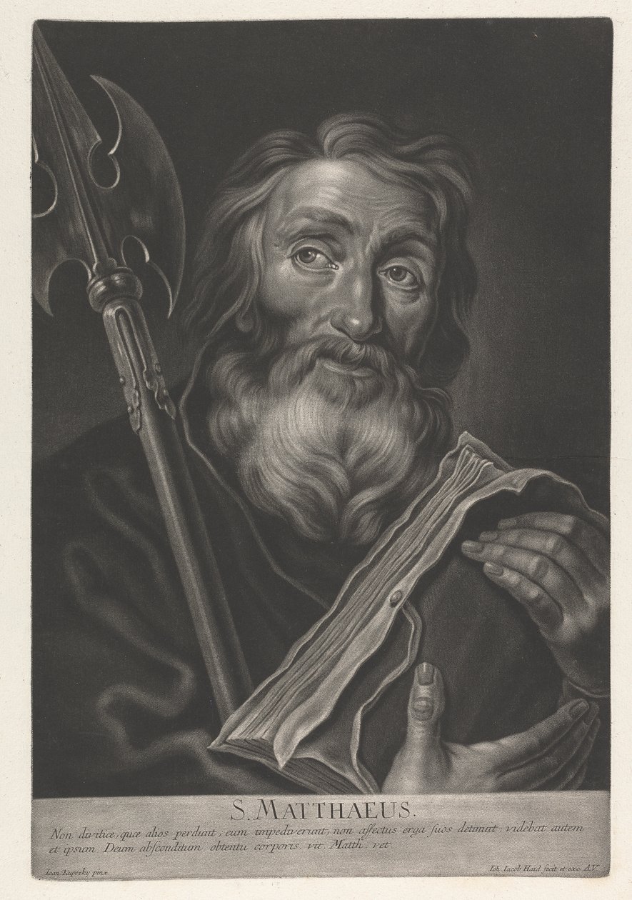 S. Mateusz autorstwa Johann Jacobus Haid