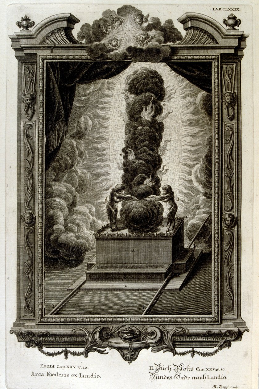 Santa Arca da Aliança Polonês autorstwa Johann Jakob Scheuchzer