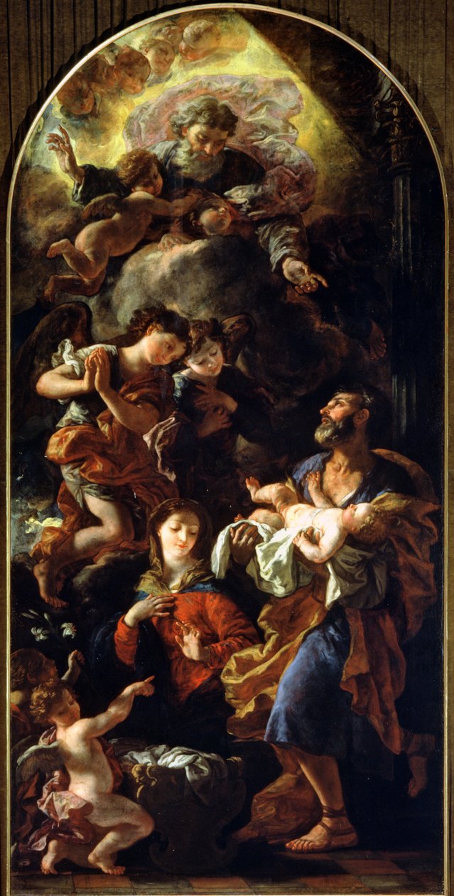 Święta Rodzina autorstwa Johann Karl Loth