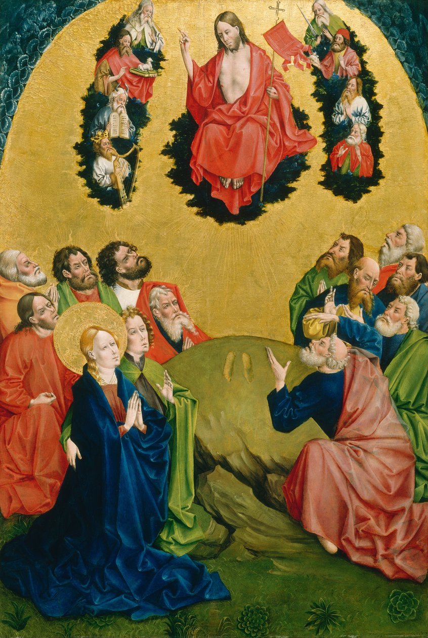 Wniebowstąpienie, 14561457. autorstwa Johann Koerbecke