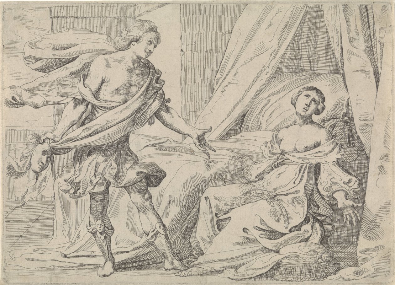 Cephalus daje się poznać Procris autorstwa Johann Liss