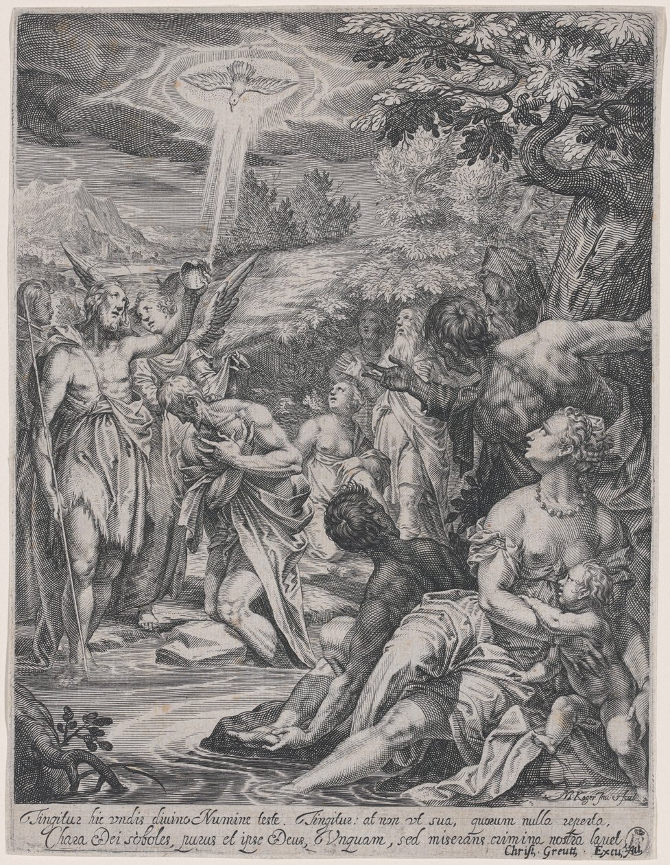 Chrzest Chrystusa autorstwa Johann Matthias Kager