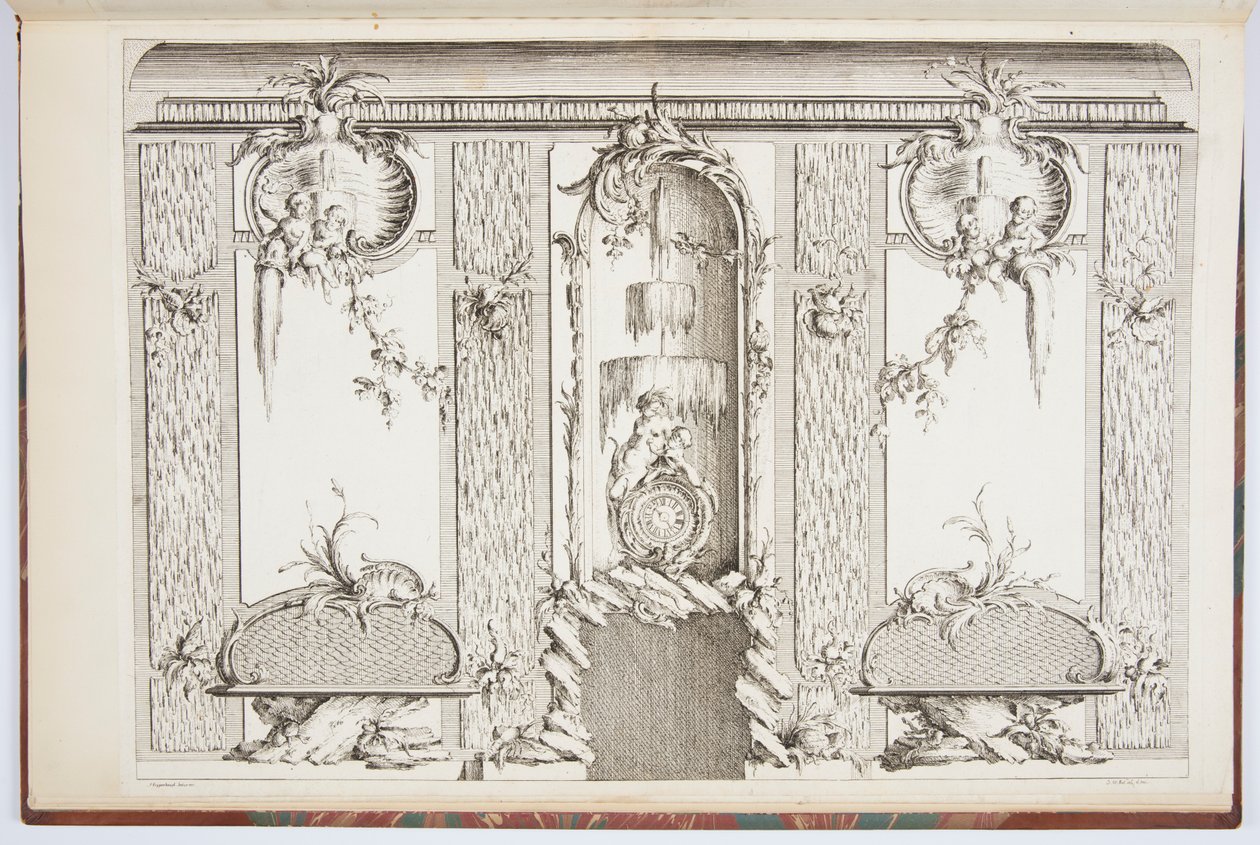 Projekt na ekran autorstwa Johann Michael Hoppenhaupt II