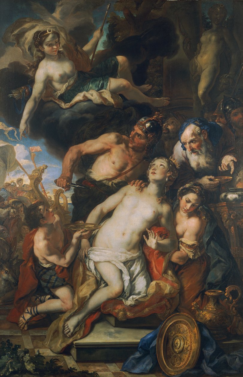 Ofiara Ifigenii autorstwa Johann Michael Rottmayr