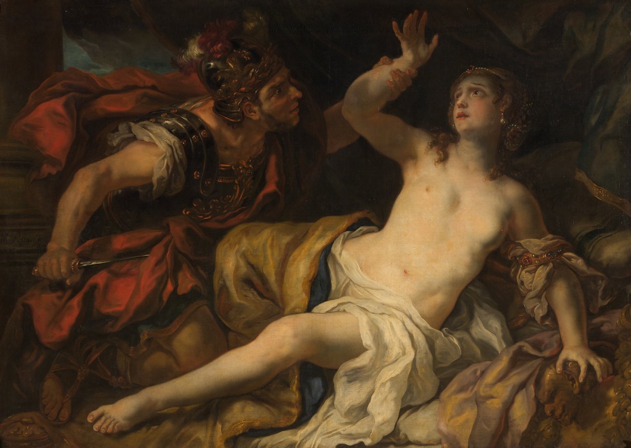Tarkwiniusz i Lukrecja autorstwa Johann Michael Rottmayr