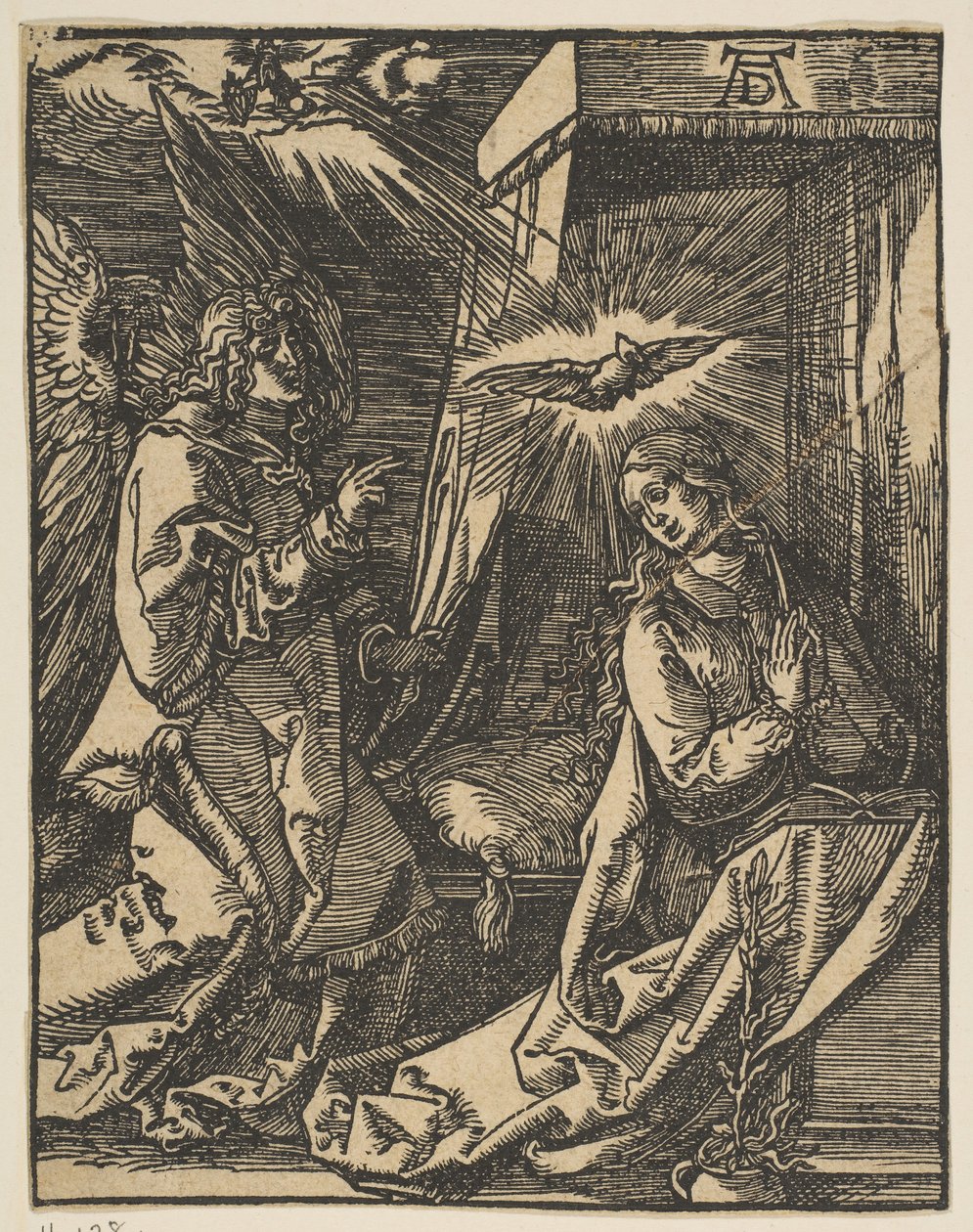 Zwiastowanie z Małej Pasji, copy.n.d. autorstwa Johann Mommard