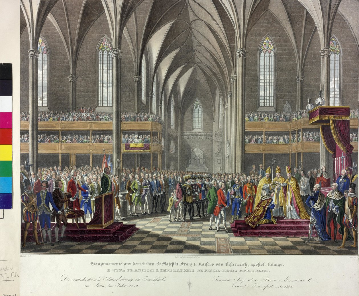 Koronacja cesarska 1792 r. autorstwa Johann Nepomuk Hoechle