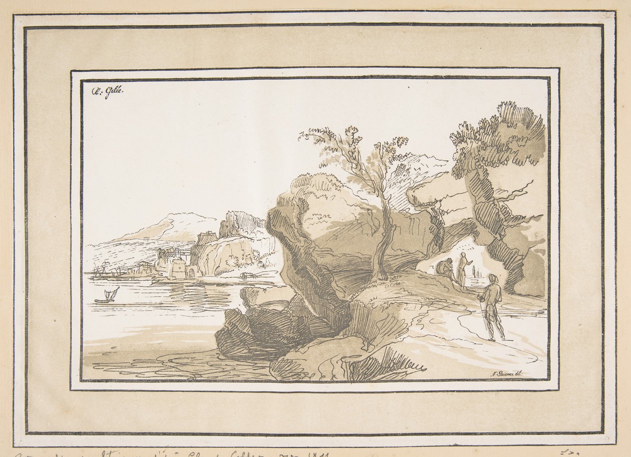 Krajobraz, ca. 1811. autorstwa Johann Nepomuk Strixner