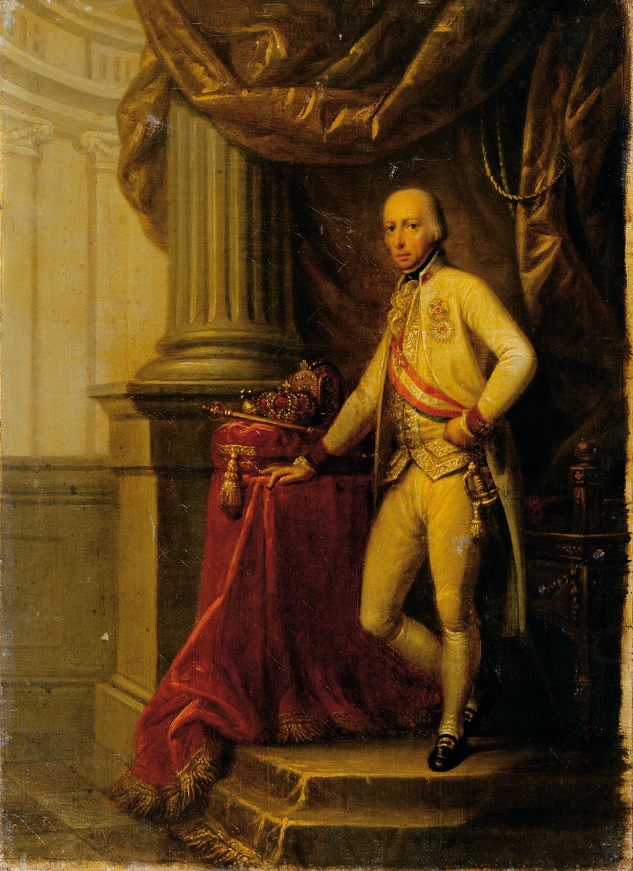 Cesarz Franciszek I Austriacki autorstwa Johann Niedermann