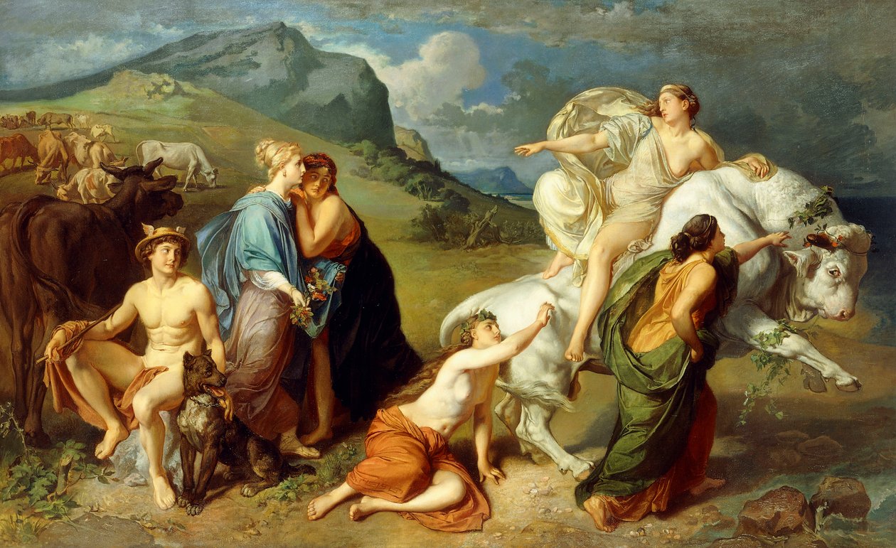 Europa, autorstwa Johann Paul Adolf Kiessling