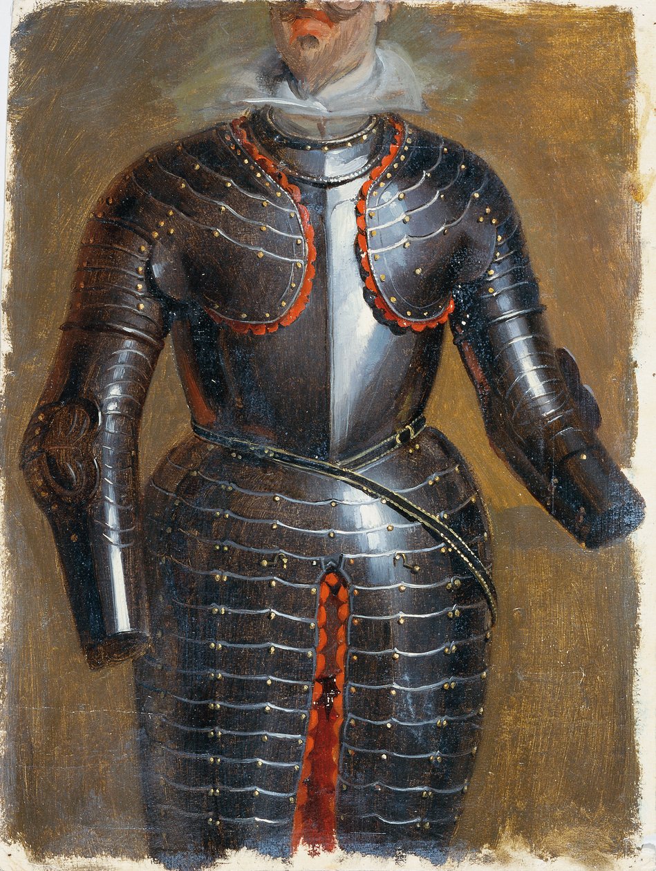 trzy czwarte zbroi autorstwa Johann Peter Krafft
