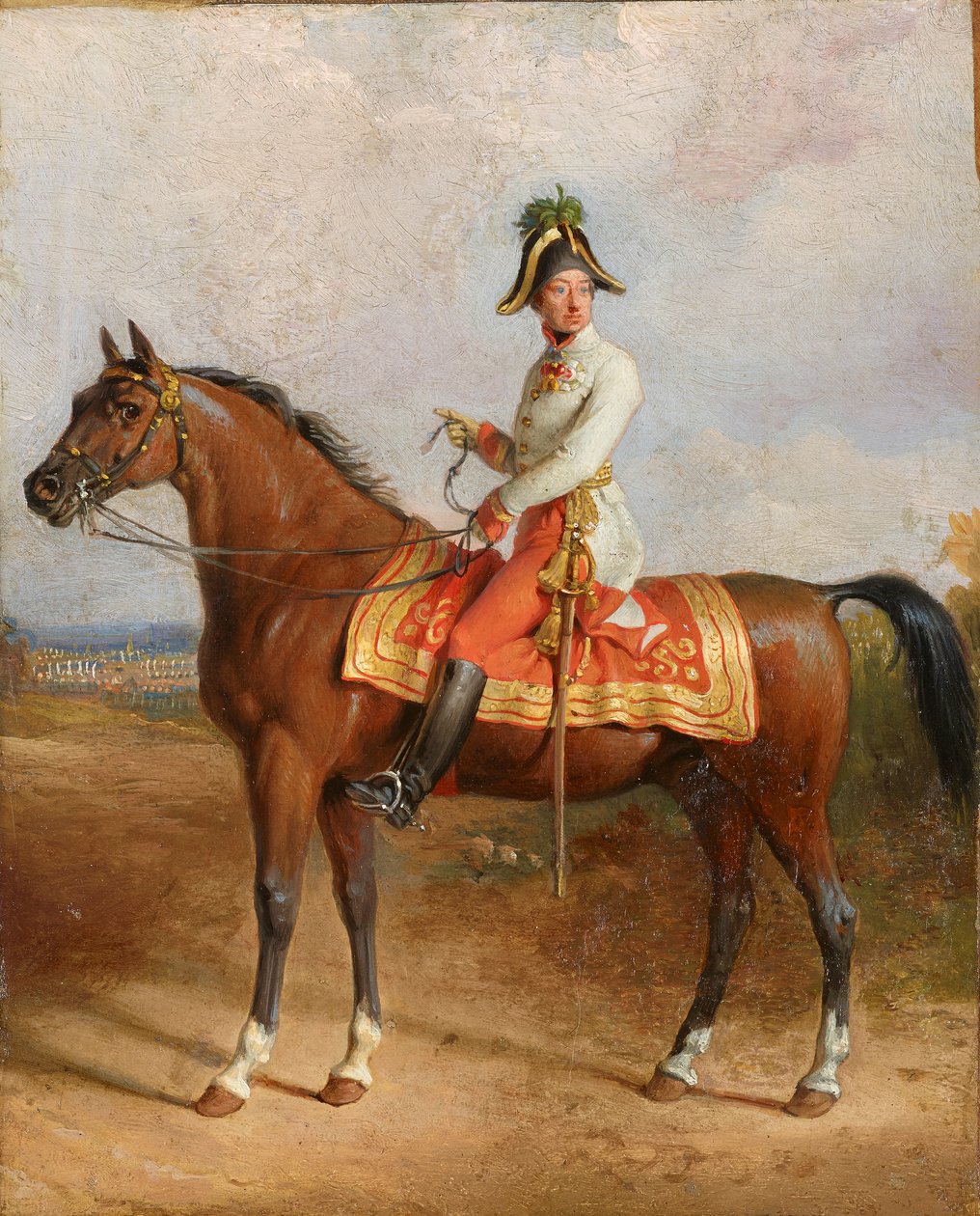 Arcyksiążę Karol na koniu autorstwa Johann Peter Krafft