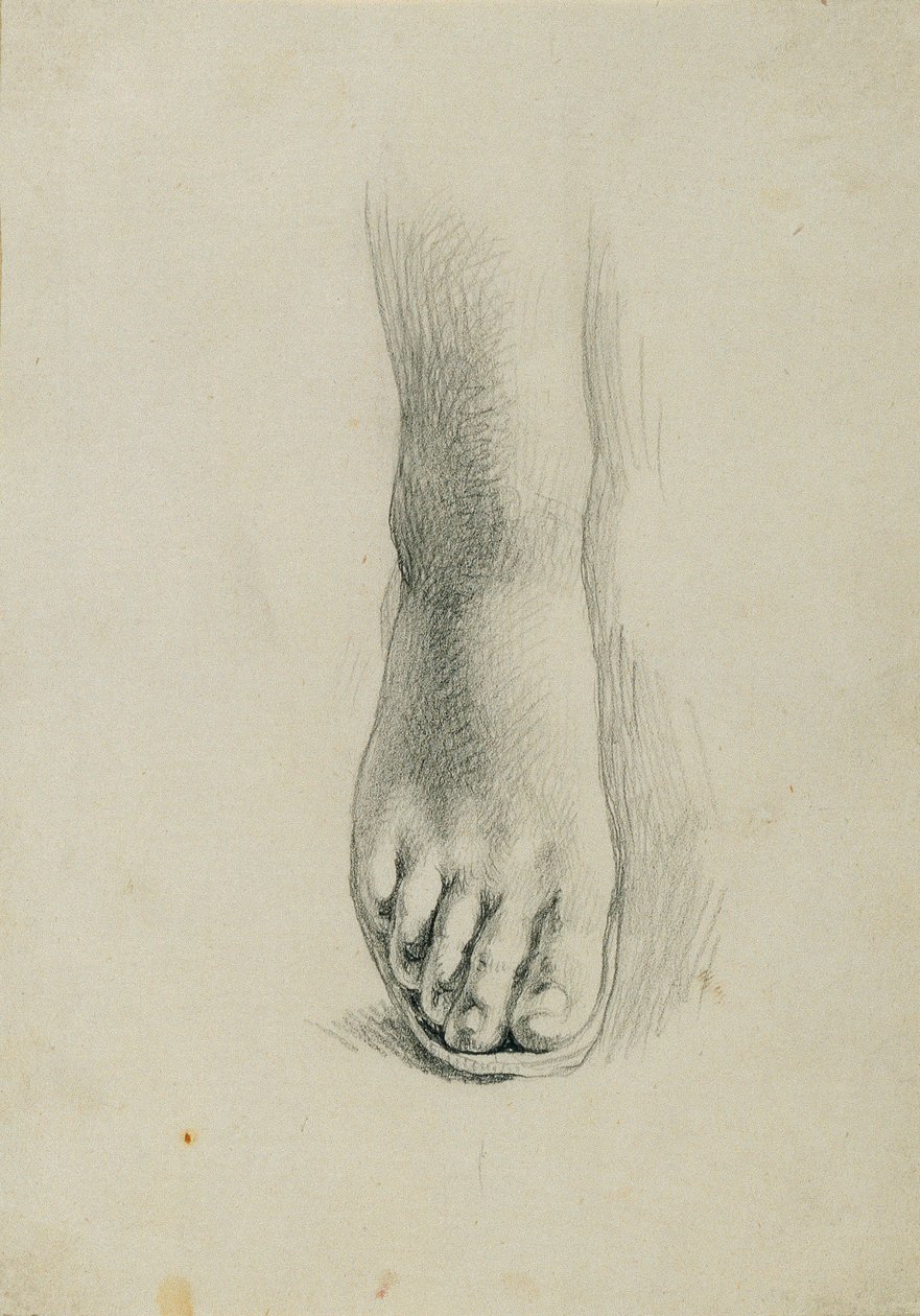Studium stóp dla „Arindala i Daury” autorstwa Johann Peter Krafft