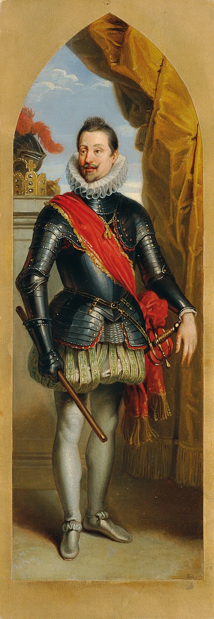Stojący cesarz Ferdynand II autorstwa Johann Peter Krafft