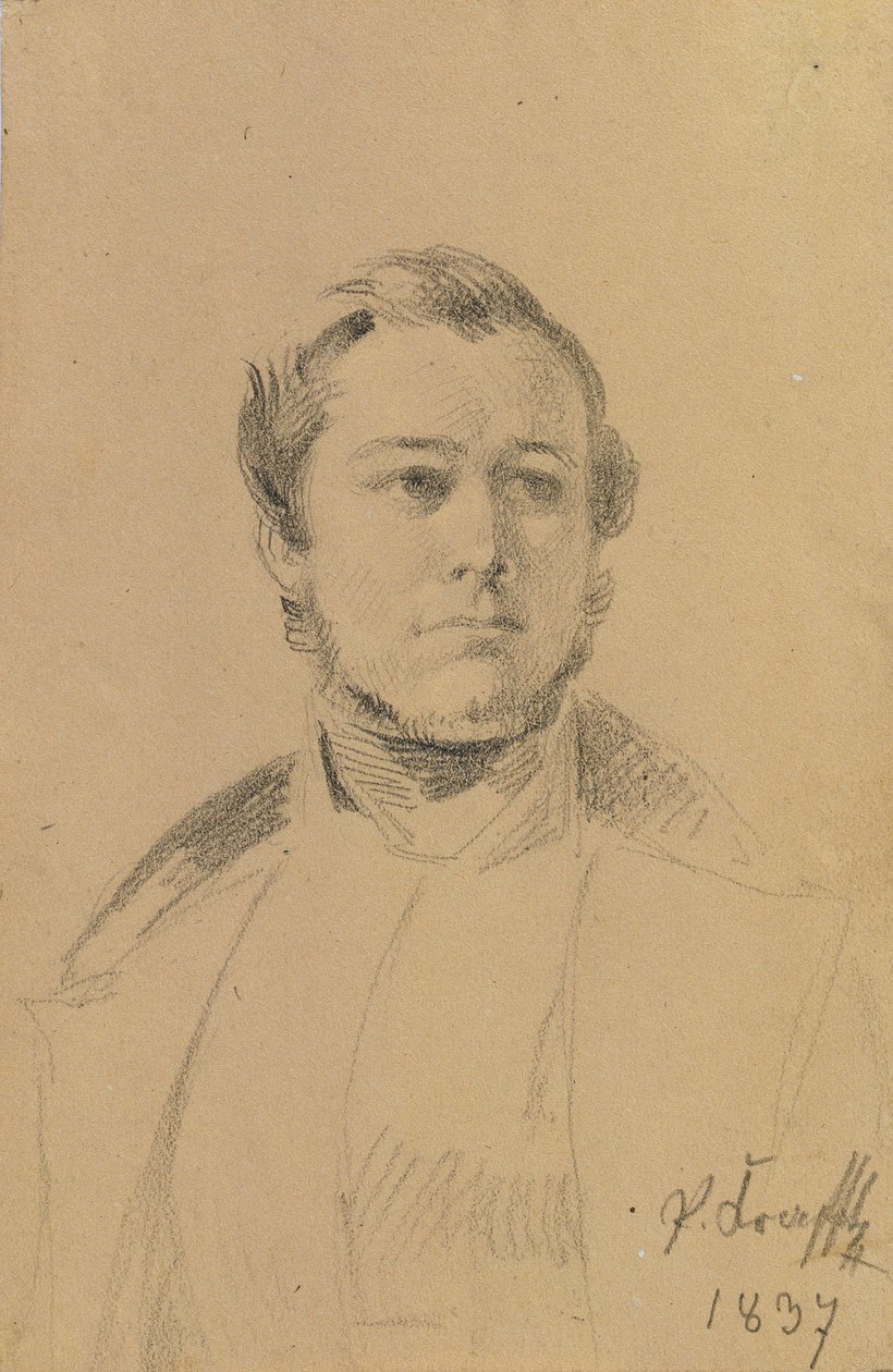 Studium portretowe Franza Xavera Eckl autorstwa Johann Peter Krafft
