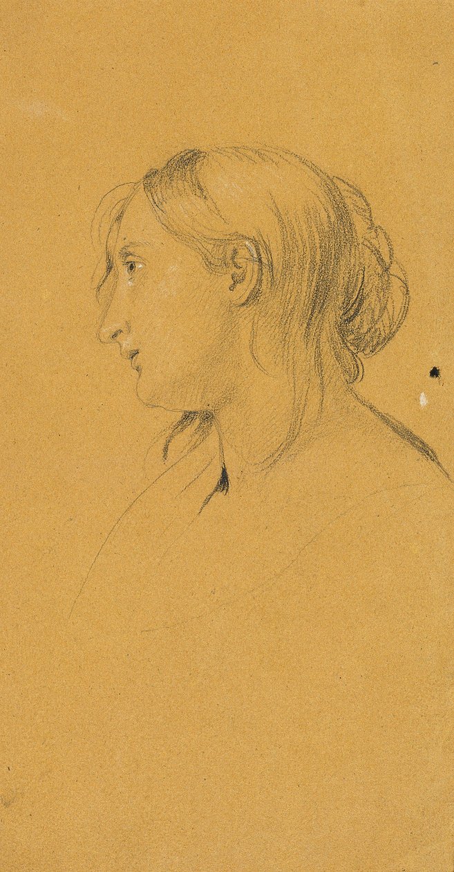 Studium dla „Osjana i Malwiny” autorstwa Johann Peter Krafft