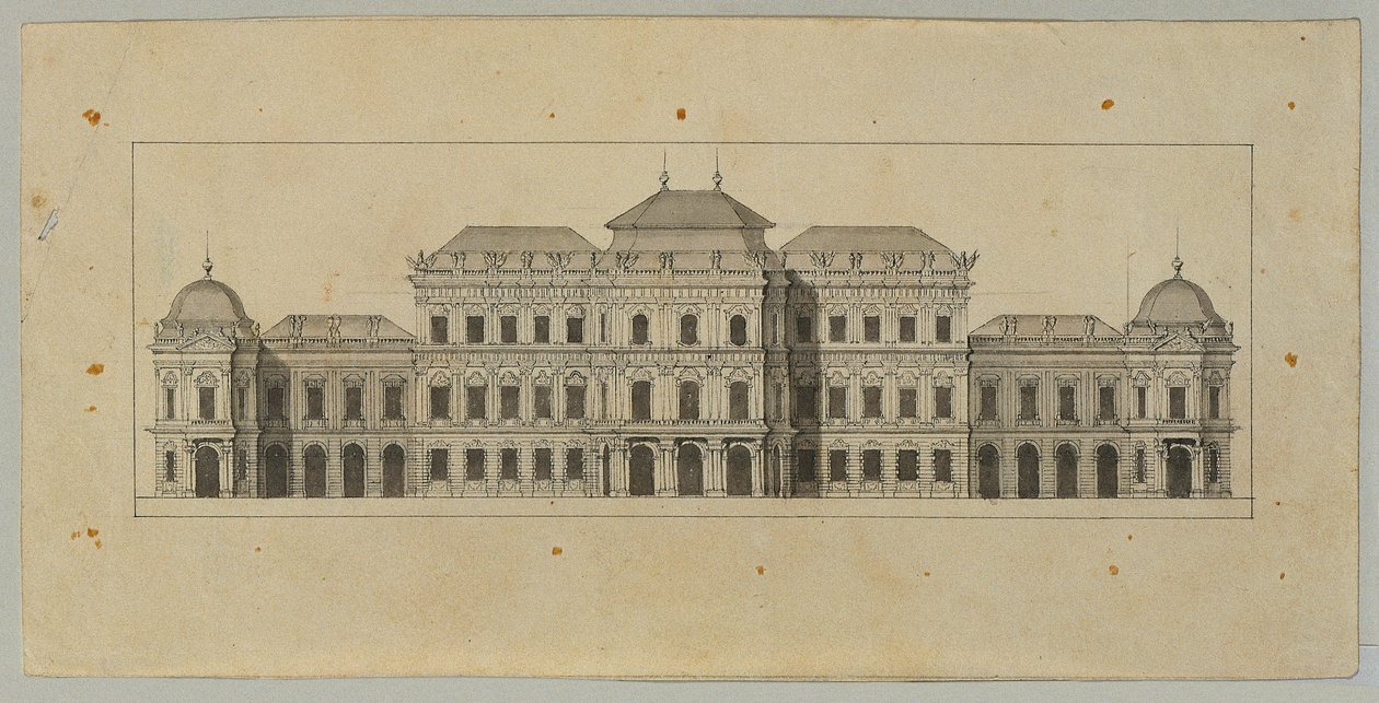 Studium dla Górnego Belwederu autorstwa Johann Peter Krafft