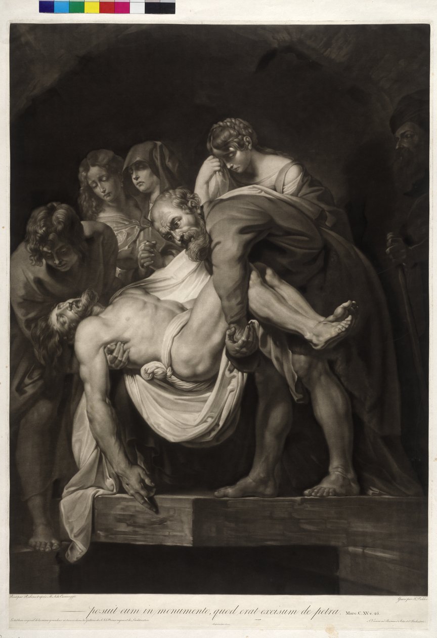 Christi Interment autorstwa Johann Peter Pichler