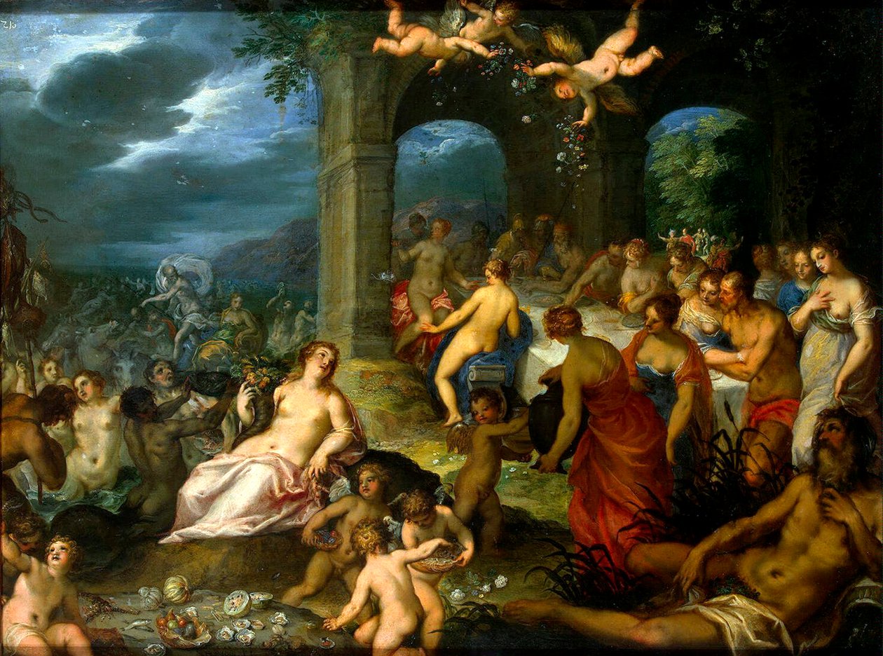 Święto Bogów, 1600. autorstwa Johann Rottenhammer