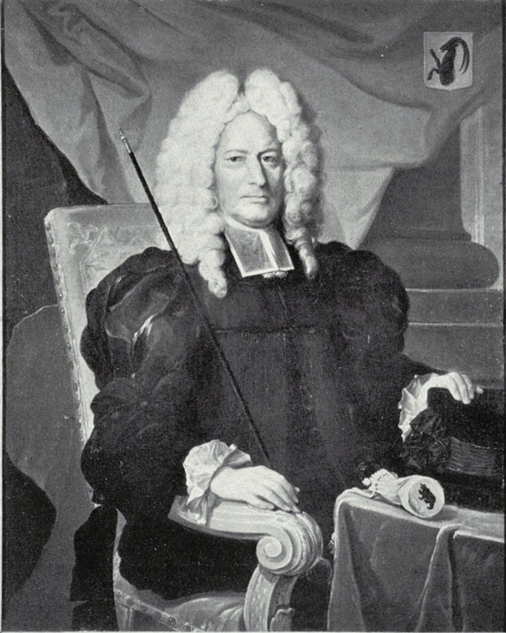 Portret Christopha Steigera I. autorstwa Johann Rudolf Huber