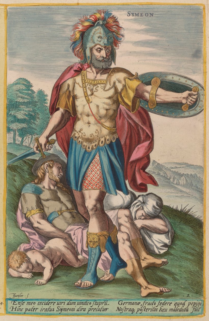 Symeon, ok. 1585. autorstwa Johann Sadeler I