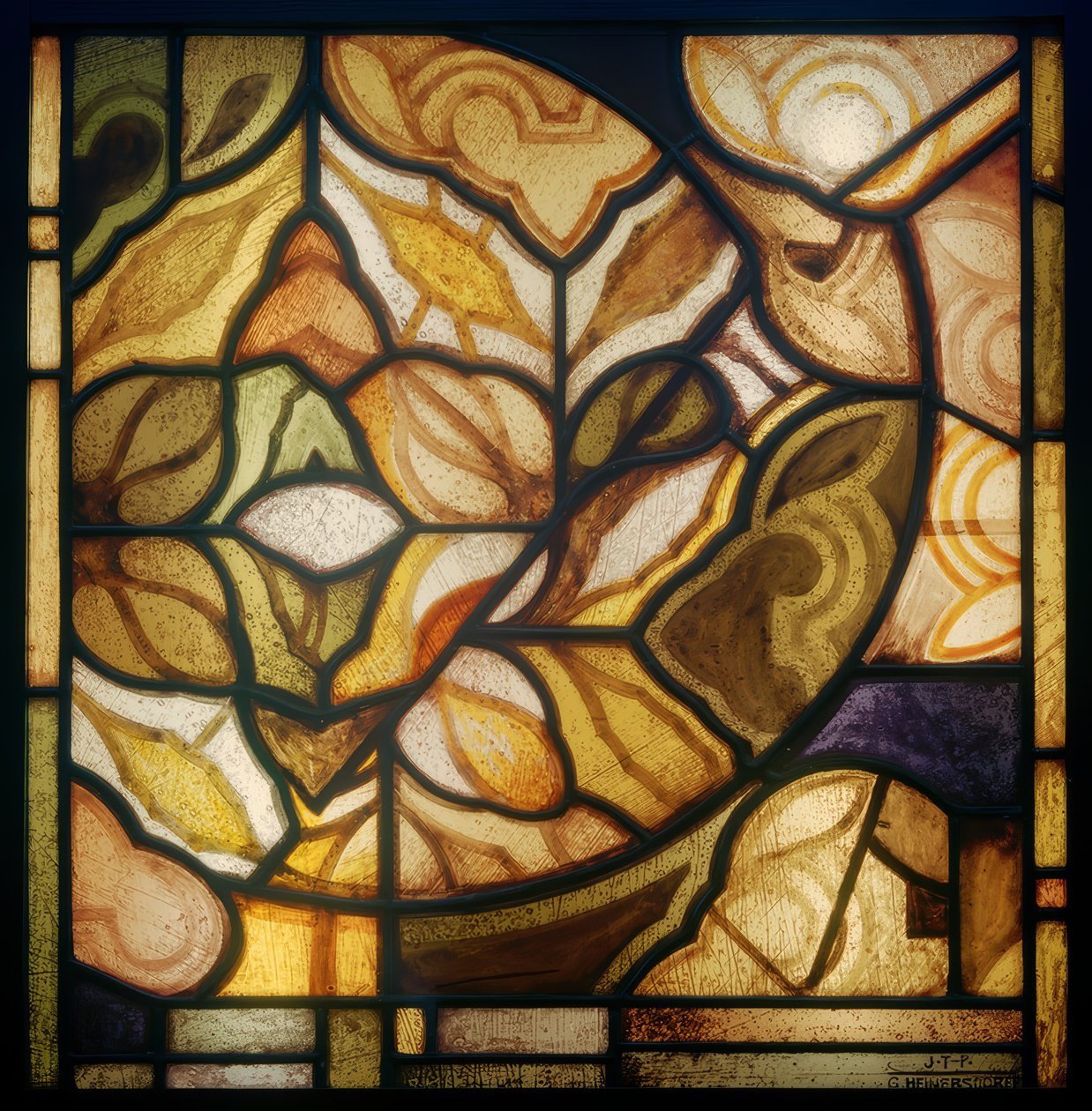 Ornamentfenster autorstwa Johan Thorn Prikker