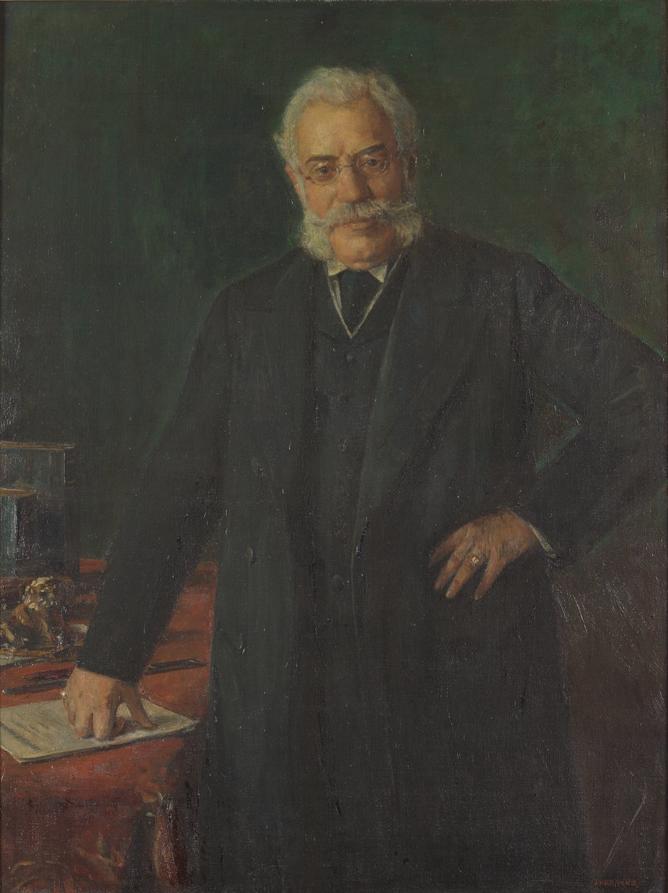Johann Freiherr von Chlumecky autorstwa Johann Victor Krämer