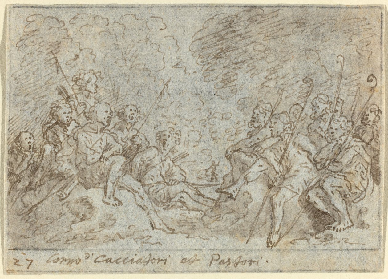 Chór Łowców i Pasterzy autorstwa Johann Wilhelm Baur