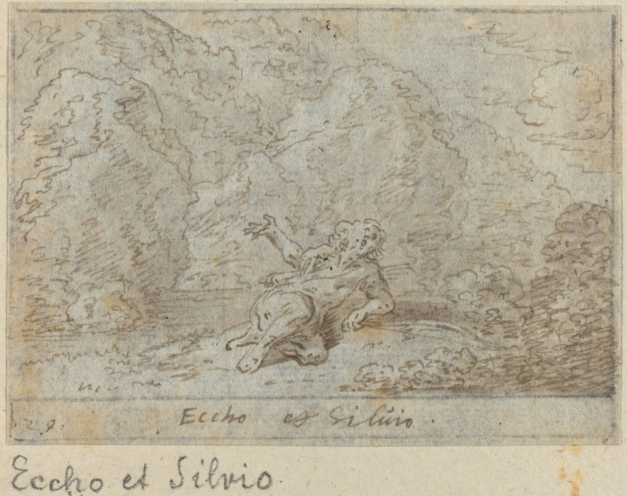 Silvio, 1640. autorstwa Johann Wilhelm Baur