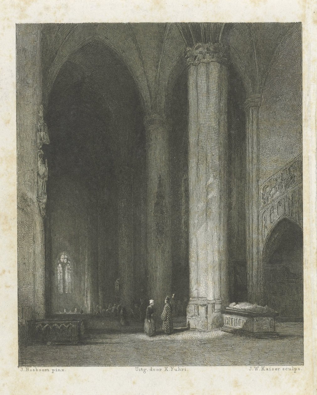 Katedra w Kolonii autorstwa Johann Wilhelm Kaiser (I)