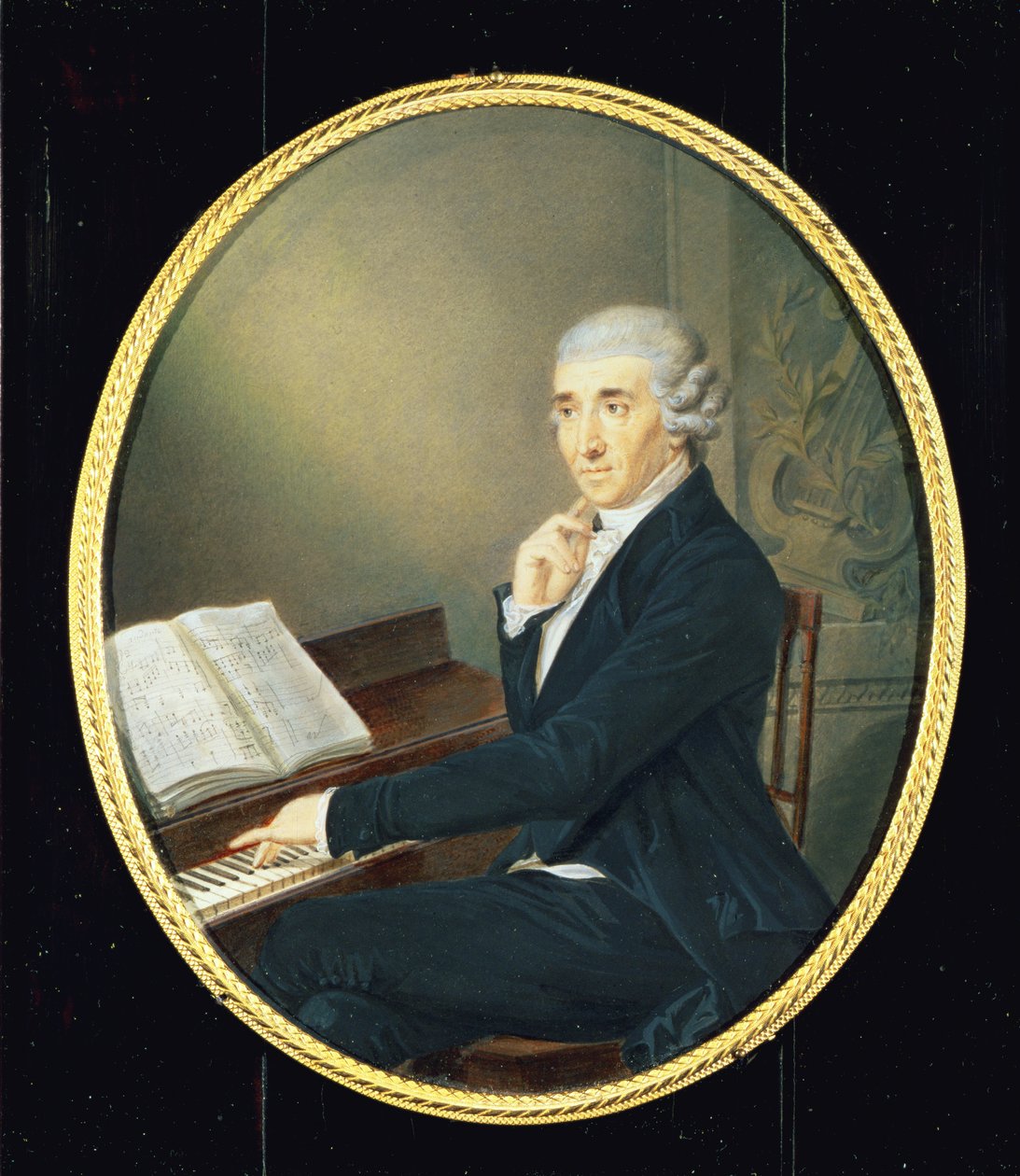 Józef Haydn ok. 1795 r. autorstwa Johann Zitterer