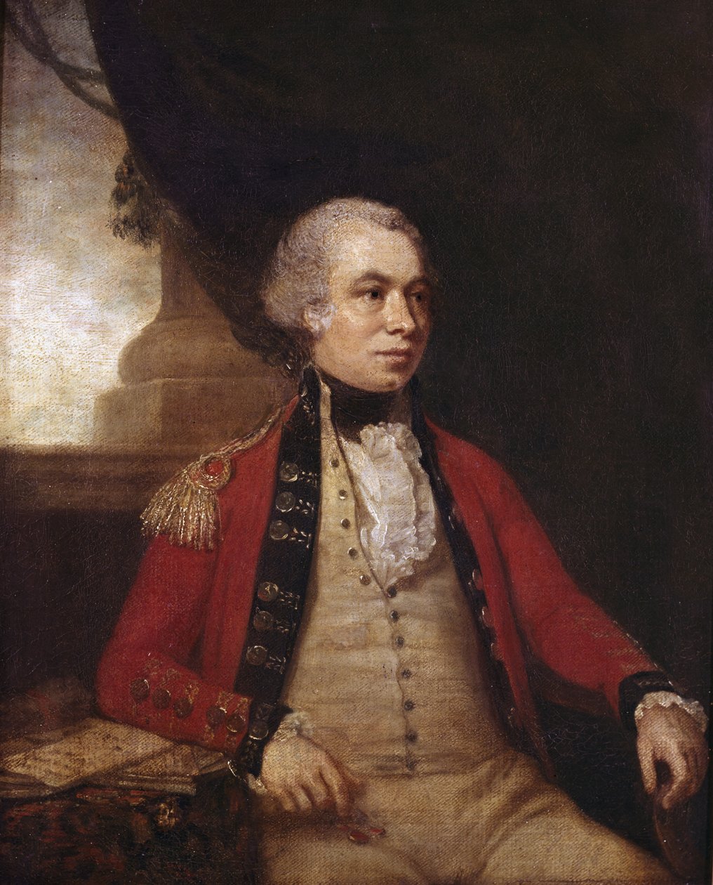 Niezidentyfikowany generał porucznik, 1770 ok autorstwa Johan Joseph Zoffany