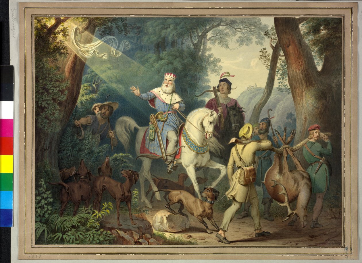 Legenda welonu autorstwa Johann the Yngr. Dallinger von Dalling