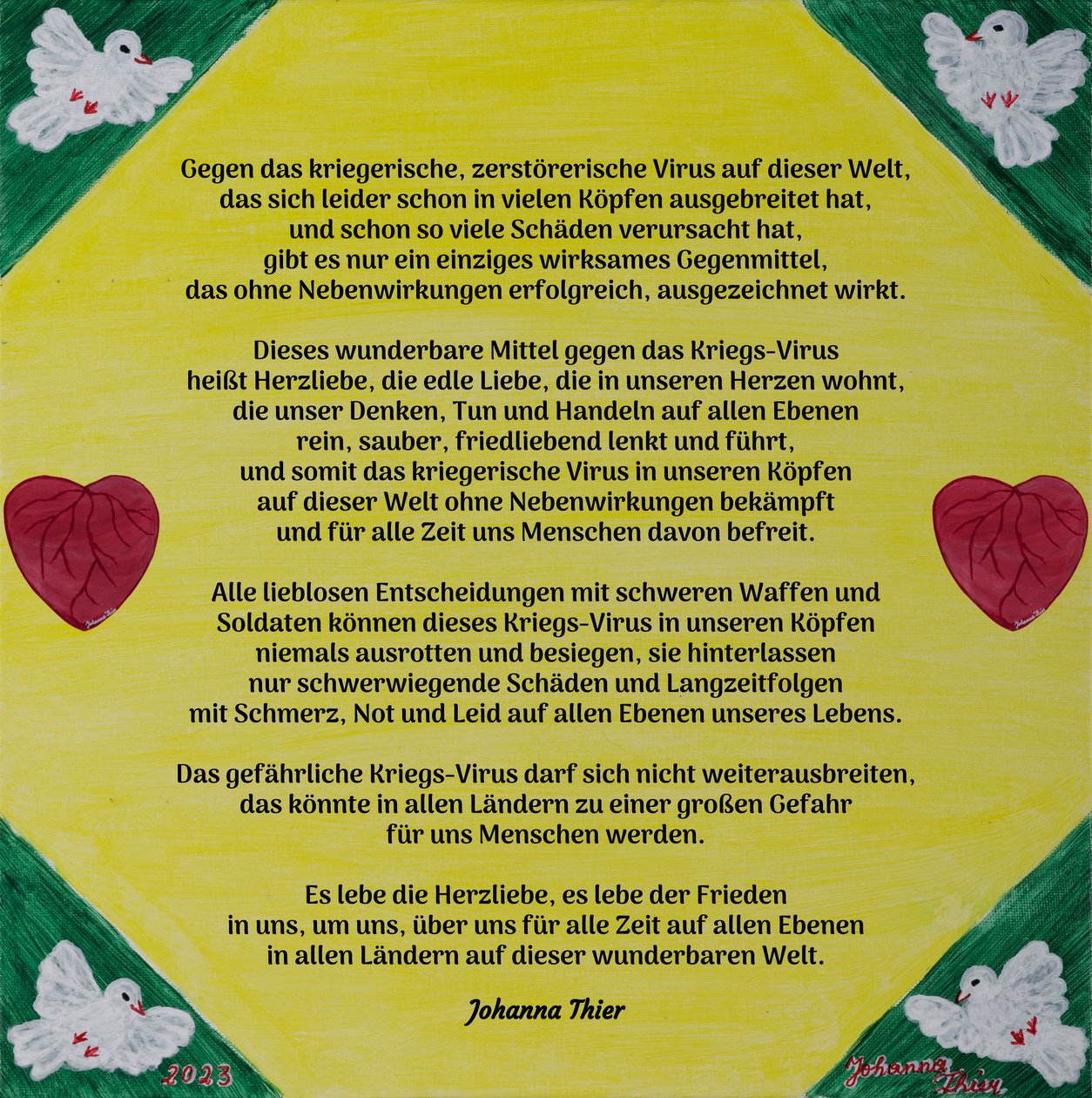 Cud miłości serca autorstwa Johanna Thier