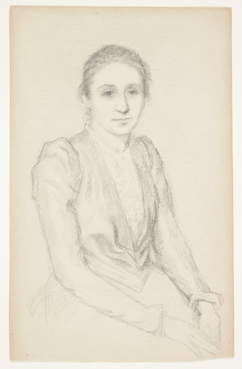 Portret Susette Holten autorstwa Johanne Krebs