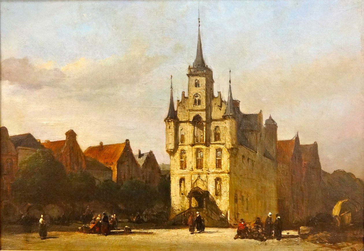 Rynek w Goudzie autorstwa Johannes Bosboom