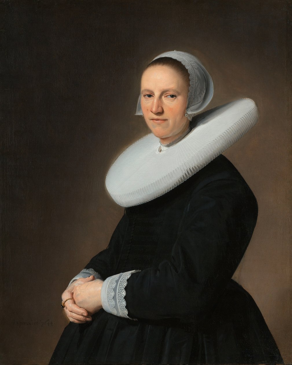 Portret Adriany Croes (1599-1656) autorstwa Johannes Cornelisz. Verspronck