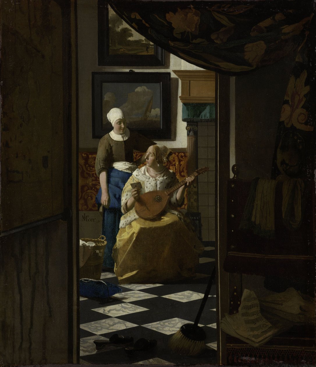 List miłosny autorstwa Jan Vermeer van Delft