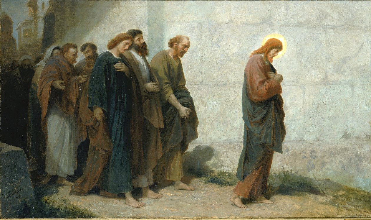 Zejście do Getsemane autorstwa Johannes Adam Simon Oertel