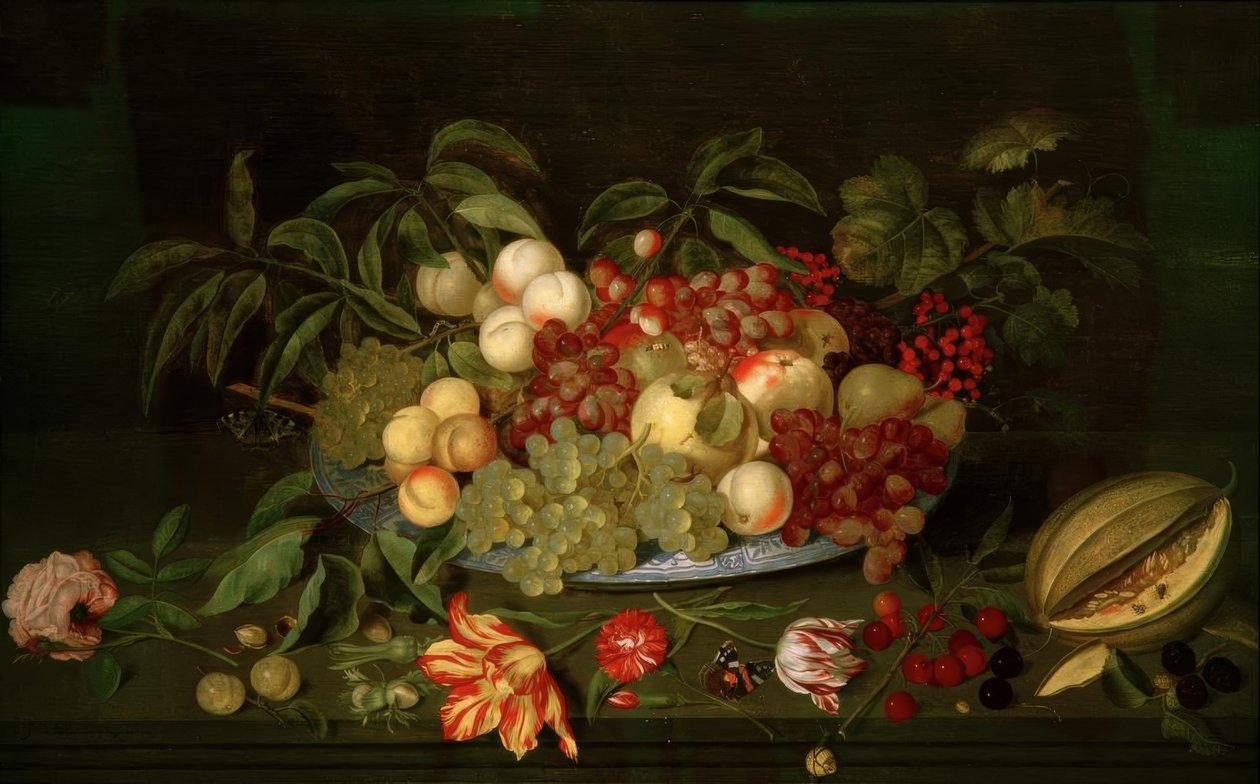 Martwa natura z owocami autorstwa Johannes Bosschaert