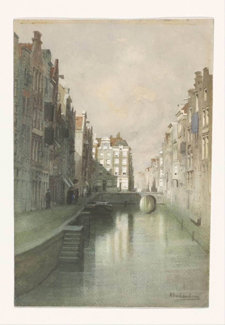 Rotterdam (tytuł na obiekcie) autorstwa Johannes Christiaan Karel Klinkenberg (signed by artist)