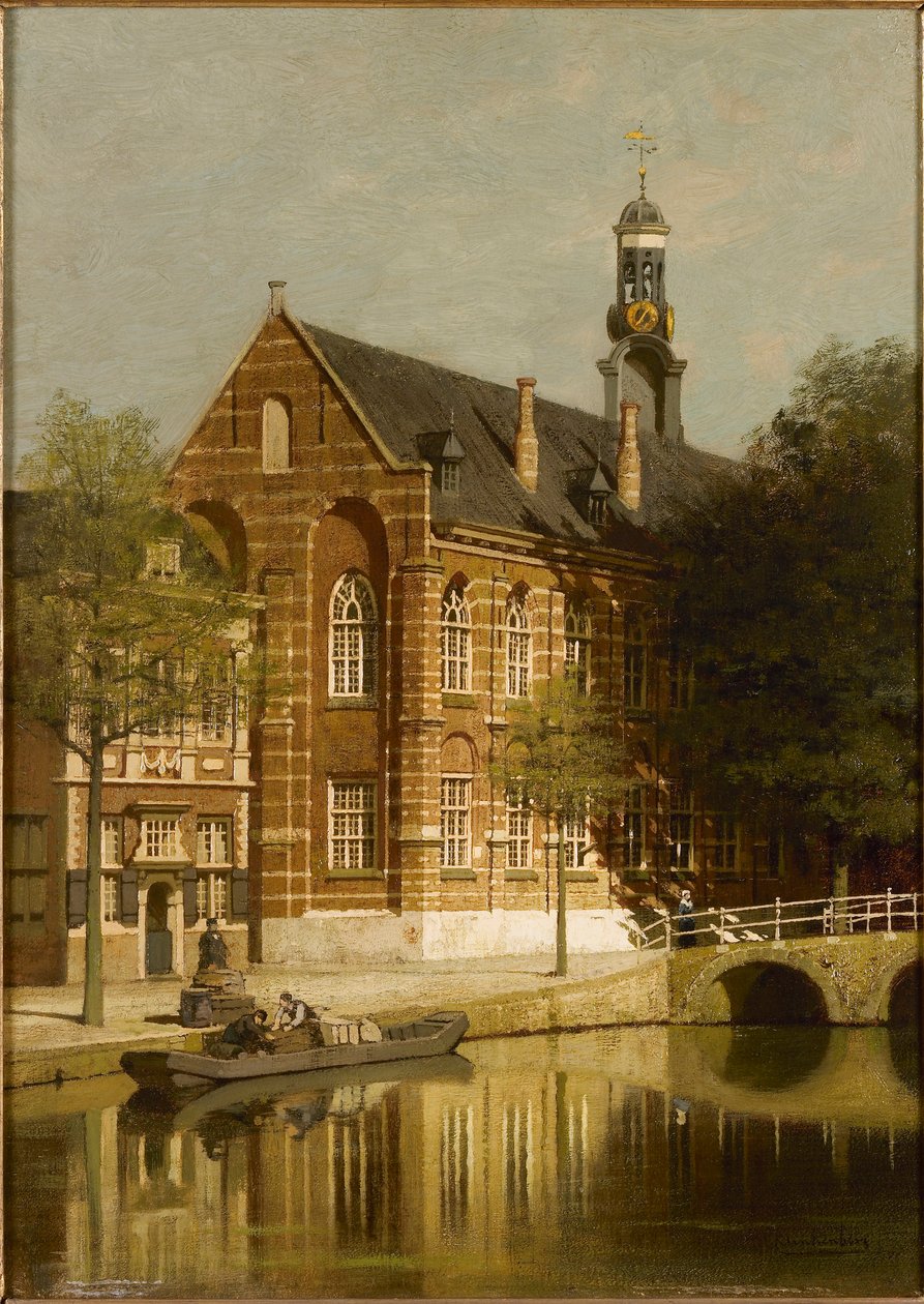 Widok Lejdy. autorstwa Johannes Christiaan Karel Klinkenberg