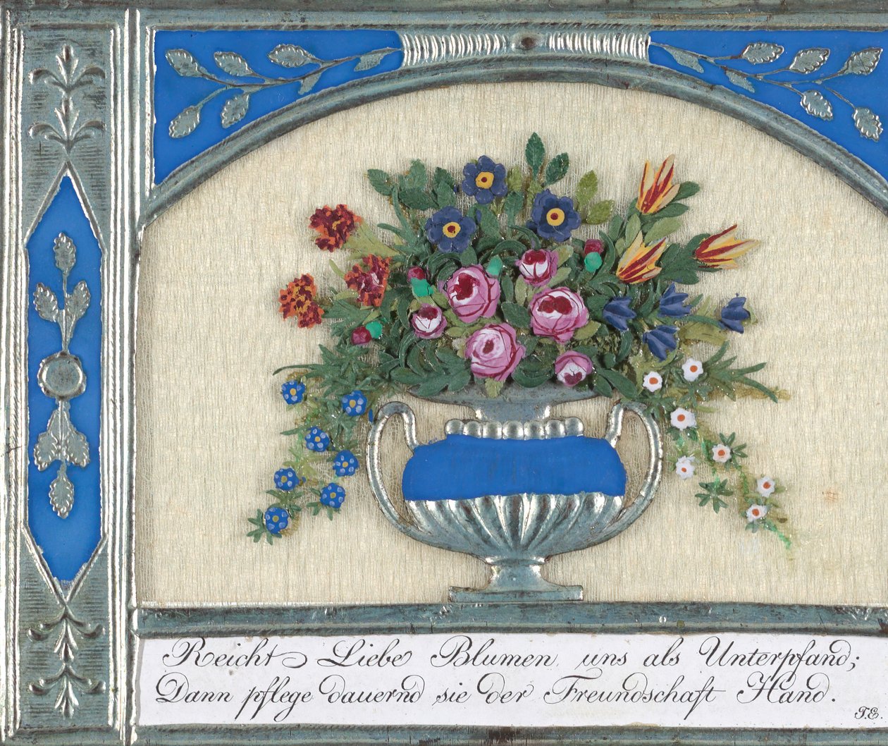 Kartka z życzeniami ...., 1821. autorstwa Johannes Endletzberger
