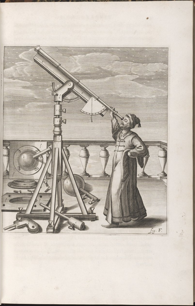 Jan Heweliusz, Selenografia, 1647 autorstwa Johannes Hevelius