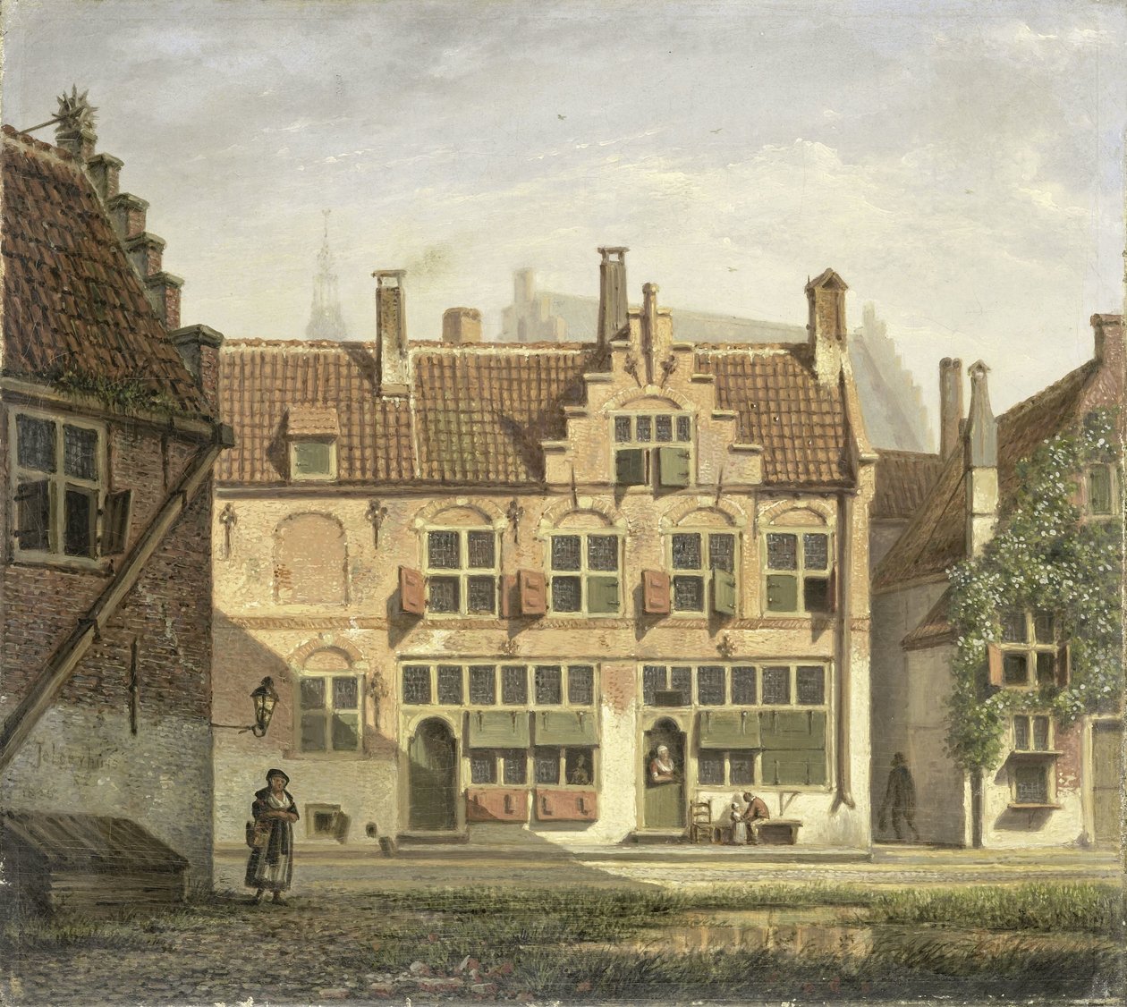 Ulica w Amersfoort autorstwa Johannes Jelgerhuis