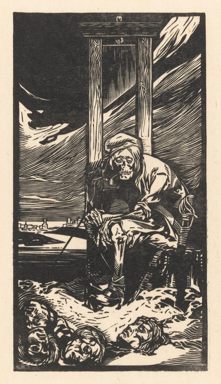 Śmierć na gilotynie autorstwa Johannes Josephus Aarts