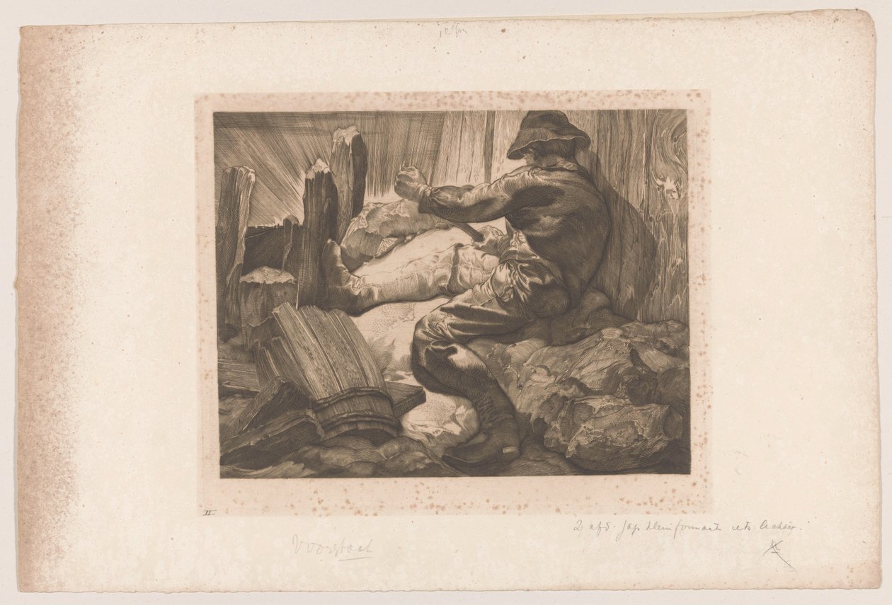 Wścibski robotnik autorstwa Johannes Josephus Aarts