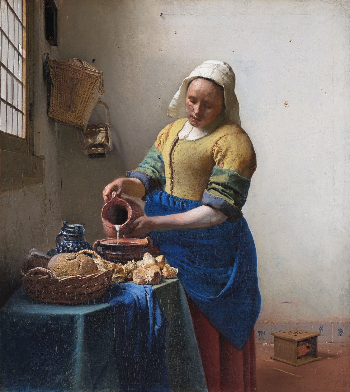 Holenderski: Mleczarka Mleczarka autorstwa Johannes Vermeer
