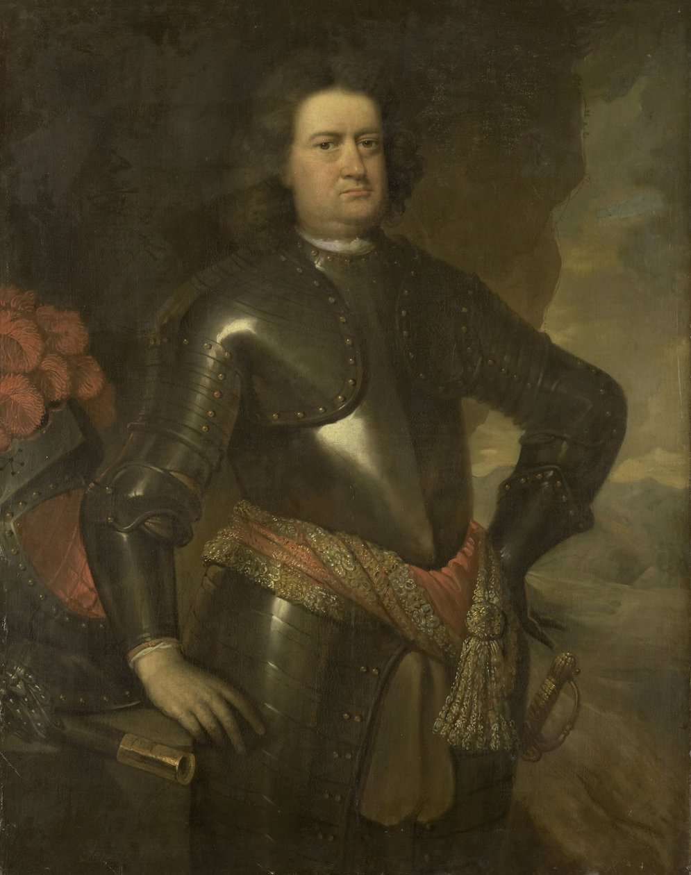 Portret oficera wojskowego autorstwa Johannes Vollevens (I)